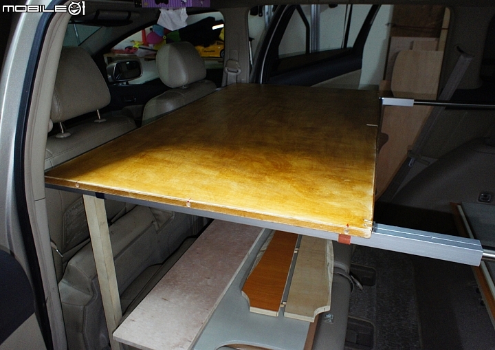 Wish車中床DIY for 2大2小 <圖多>
