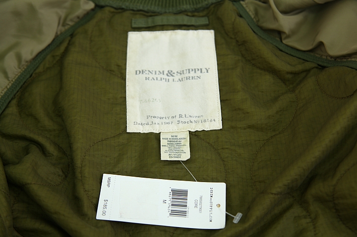 分享 DENIM&SUPPRY 軍綠外套開箱