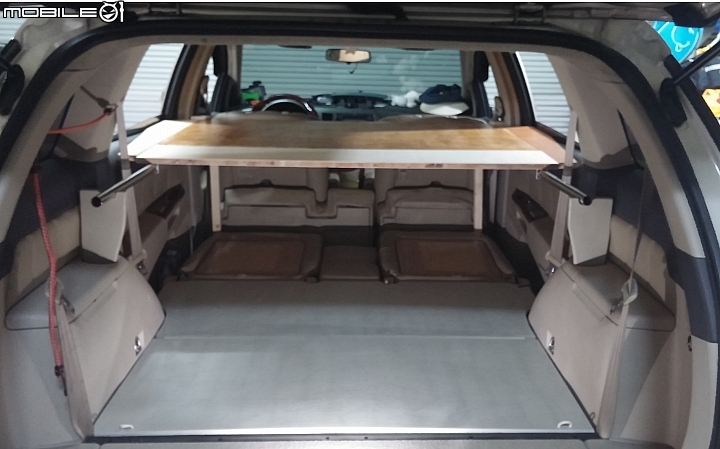 Wish車中床DIY for 2大2小 <圖多>