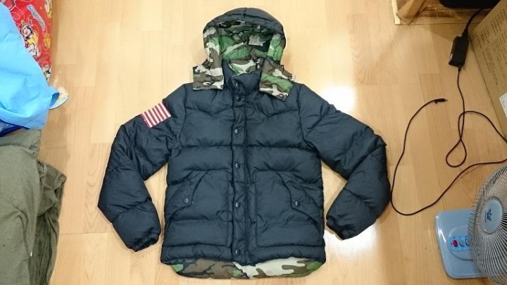 分享：Denim & Supply 黑色迷彩羽絨外套