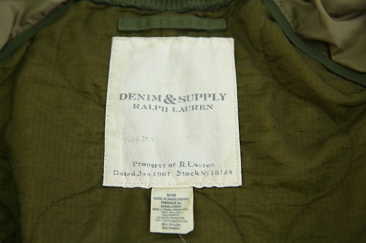 分享 DENIM&SUPPRY 軍綠外套開箱