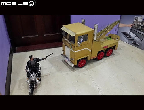 自組 T2 紙箱拖車頭