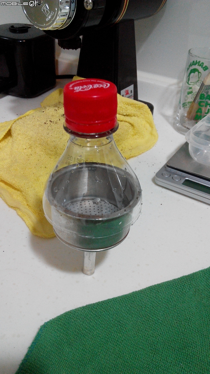 [DIY]小飛馬磨豆機加接粉漏斗