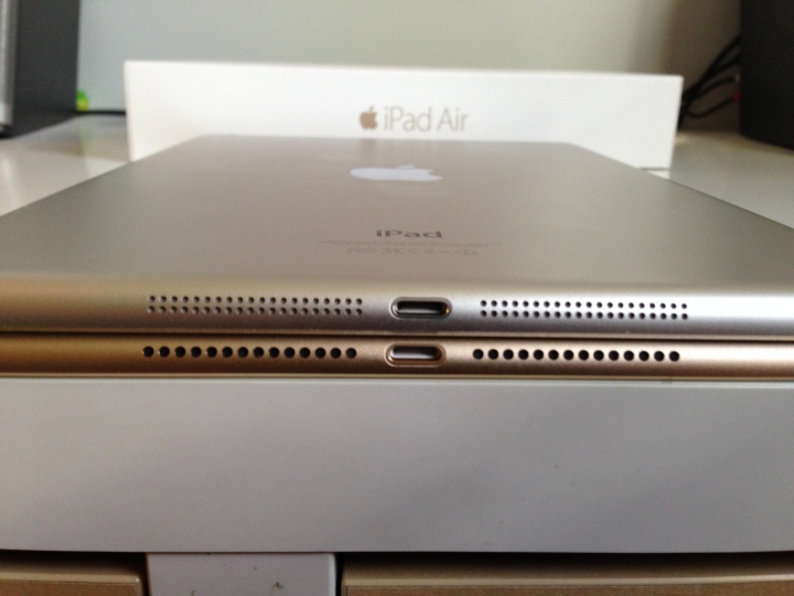 iPad air2 簡單開箱與iPad air1比較文