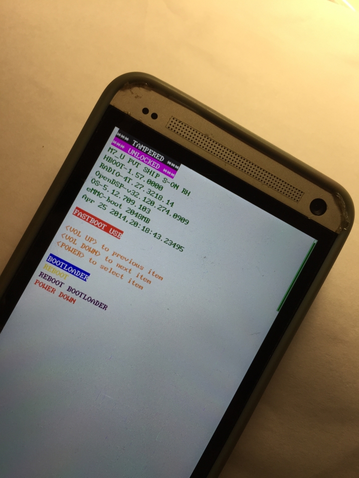 （10/30已解決） 我的 M7(801e) 刷機失敗, 求解(hTC new One M7 2013)