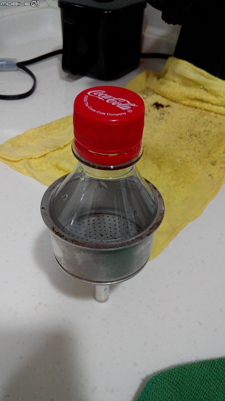 [DIY]小飛馬磨豆機加接粉漏斗