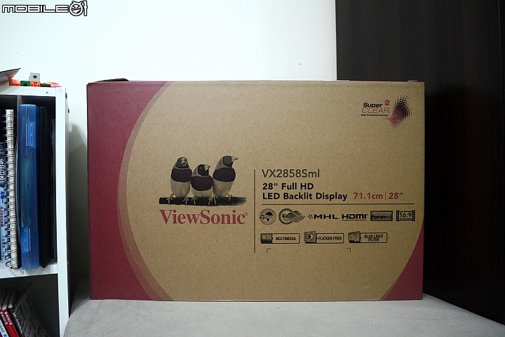 ViewSonic VX2858Sml 28吋螢幕簡易開箱，大尺寸螢幕的初體驗！