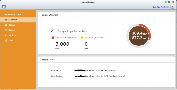 QNAP的Gmail 郵件的備份/搬家服務。將Gmail完整歸檔備份到NAS私有雲