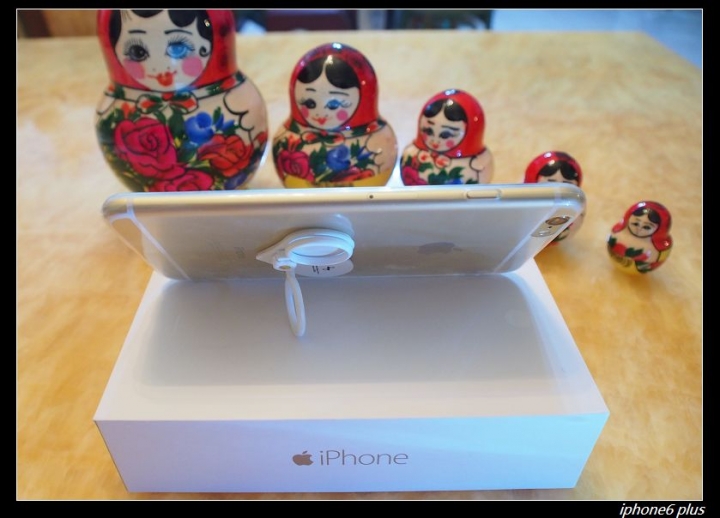 iPhone6 plus 64G香檳金開箱+抗滑抗引大作戰