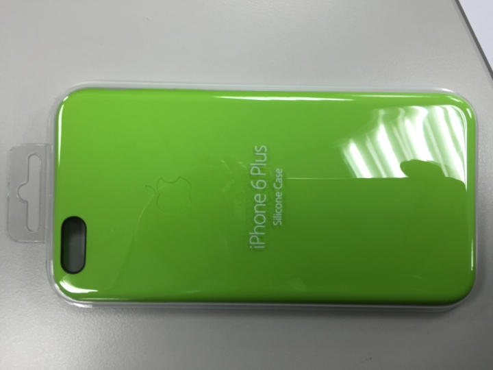 APPLE官網IPHONE6 Plus 5.5" 矽膠保護殼(綠) 【開箱】