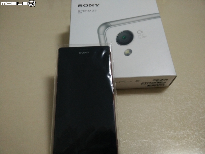 SONY Xperia Z3 DUAL (香港)雙卡版~簡單開箱~應該是台灣第一開吧><~