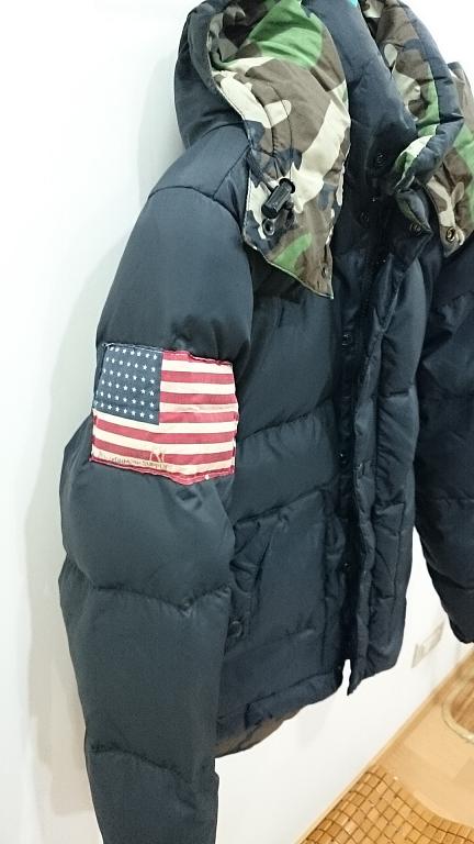 分享：Denim & Supply 黑色迷彩羽絨外套
