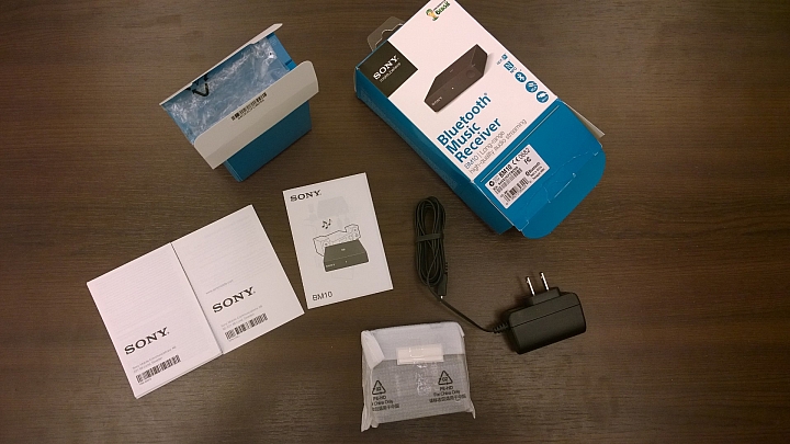 [開箱] Sony 藍牙音樂接收器  BM10