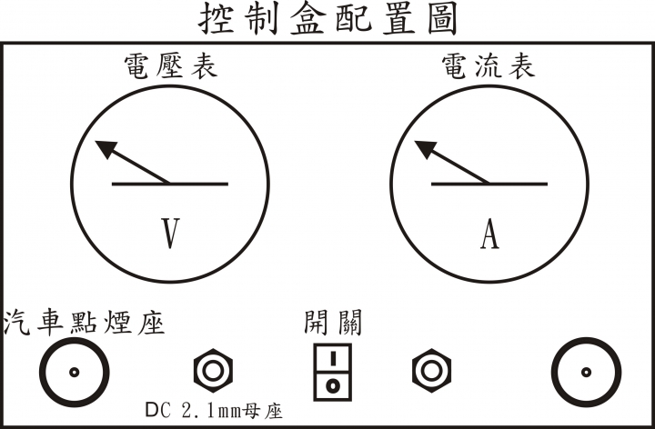 DIY 露營用電瓶電源控制盒