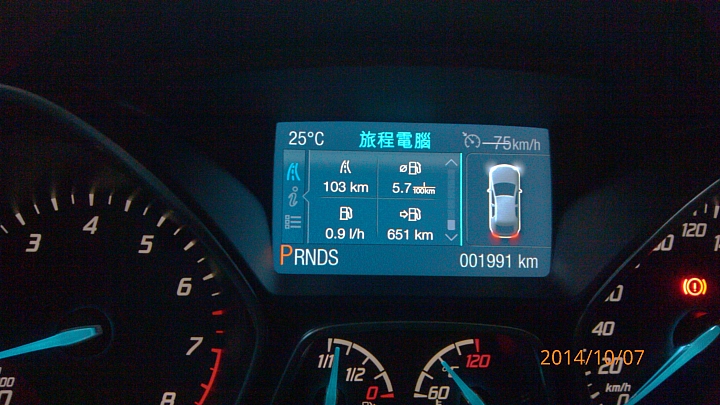 focus mk3 cw 實測均油秏16km/L--(嘉偉油秏路線)