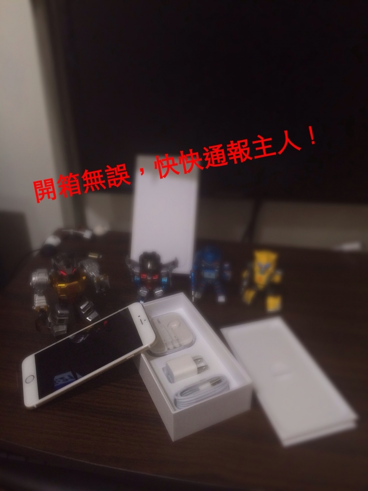 終於到貨了， 6+ 128G金