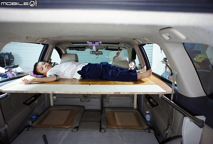 Wish車中床DIY for 2大2小 <圖多>