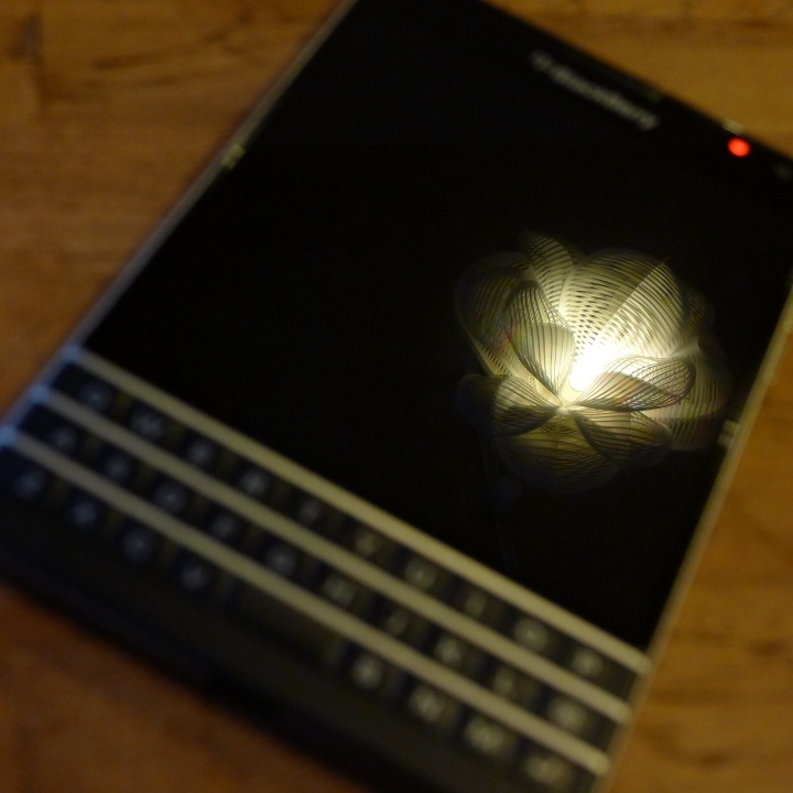 Efficient, edgy, my beloved BlackBerry Passport