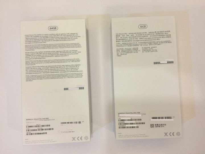 ● iphone6 plus 銀色 開箱 ●