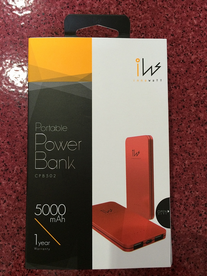 [郭董牌] 鴻海行動電源 Innowatt 5000mAh 純開箱分享