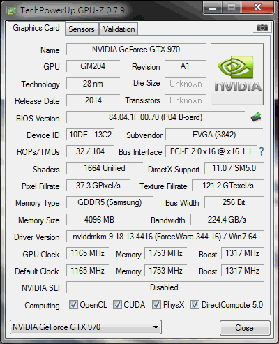 [簡單開箱] EVGA GTX970 SC 4GB [2014/10/06 已加入分數測試]