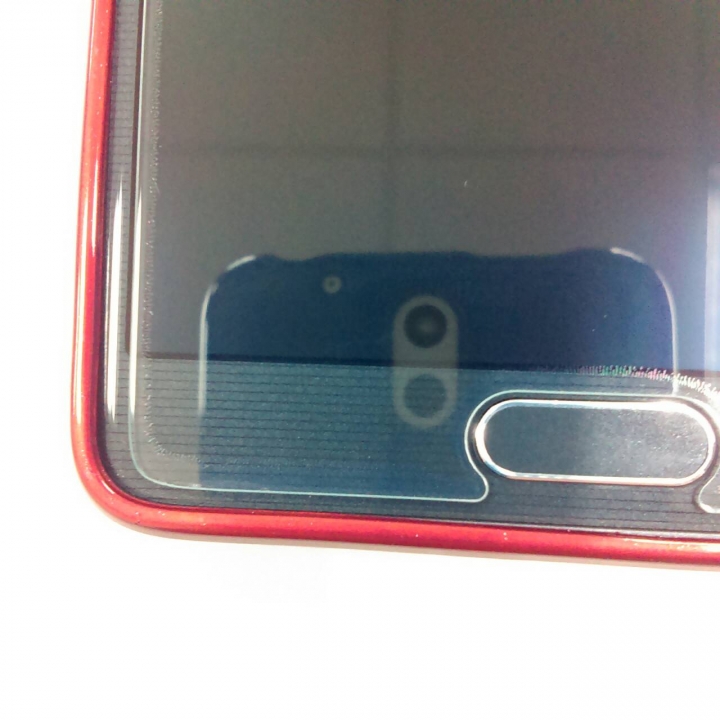 請問note4貼上玻璃貼之後會這樣？