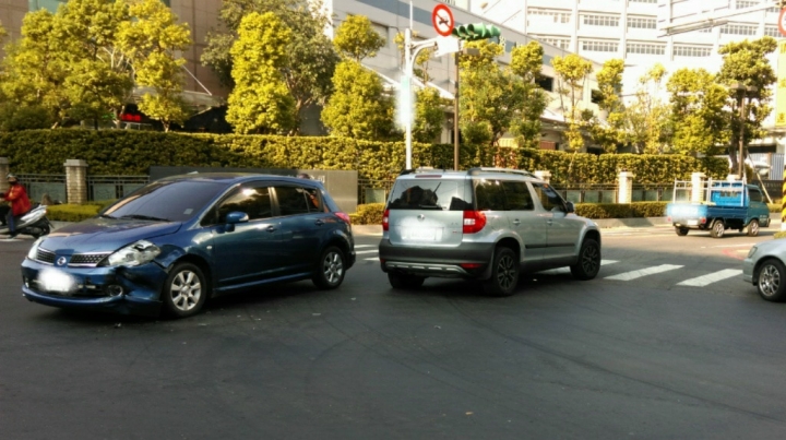 愛車Yeti今天下午出車禍 (已排下星期開始維修)