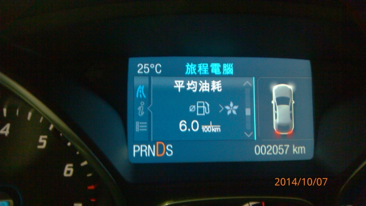 focus mk3 cw 實測均油秏16km/L--(嘉偉油秏路線)