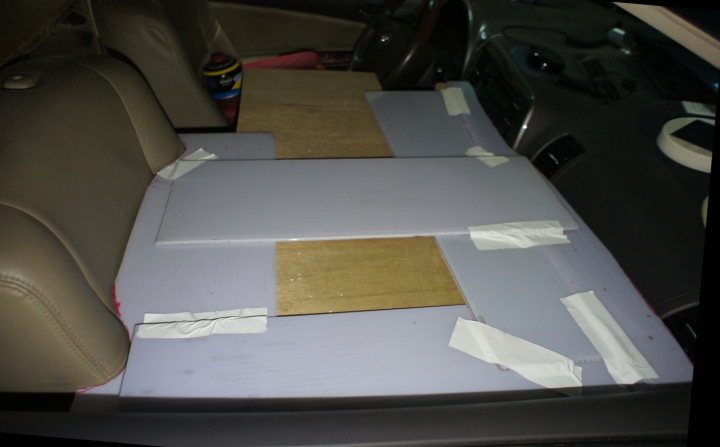Wish車中床DIY for 2大2小 <圖多>