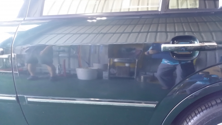 汽車烤漆擦傷，局部烤漆修復……經濟又實惠（10/10日另一輛老爺車也來體驗一下）！