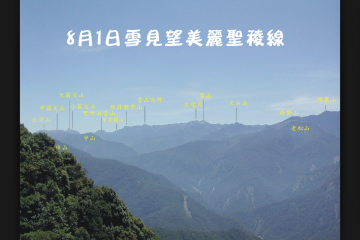 三訪司馬限，終見聖稜線