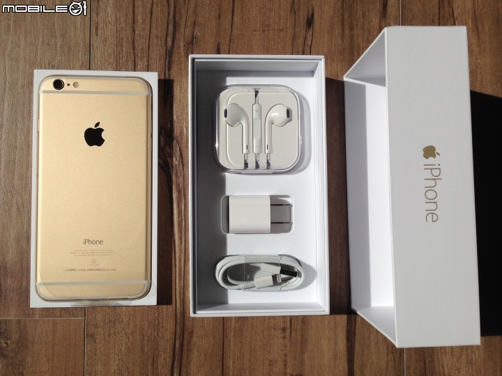 iPhone 6 Plus 64G 金色開箱