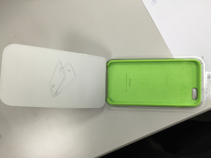 APPLE官網IPHONE6 Plus 5.5" 矽膠保護殼(綠) 【開箱】