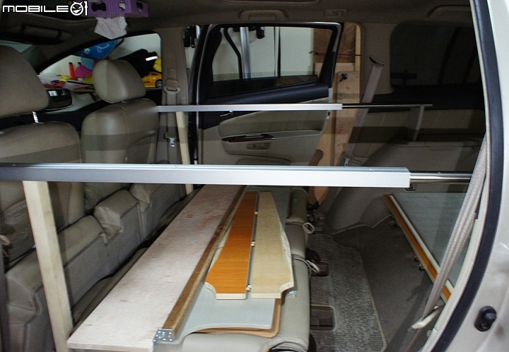 Wish車中床DIY for 2大2小 <圖多>
