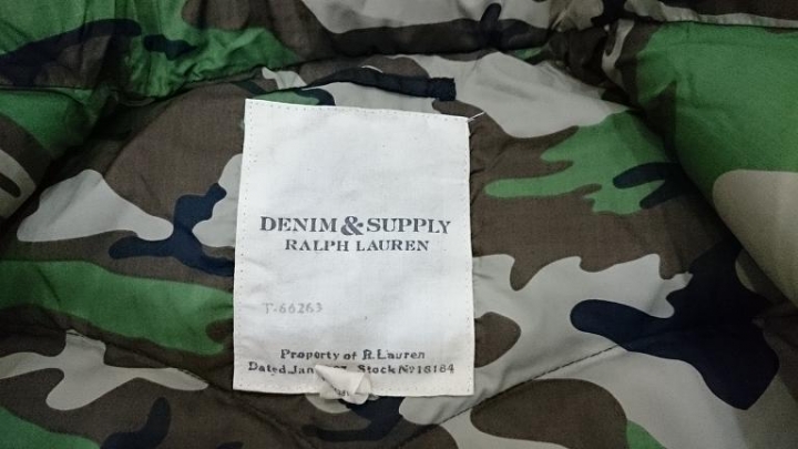 分享：Denim & Supply 黑色迷彩羽絨外套