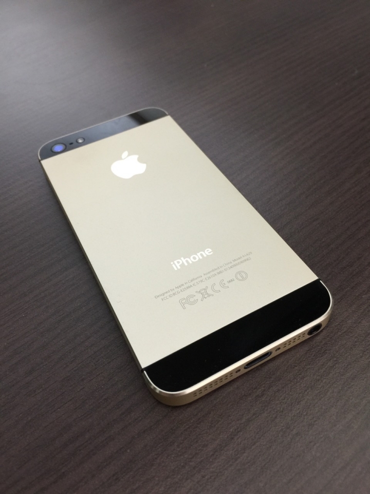 iPhoe5黑改iPhone5s look 之土豪金