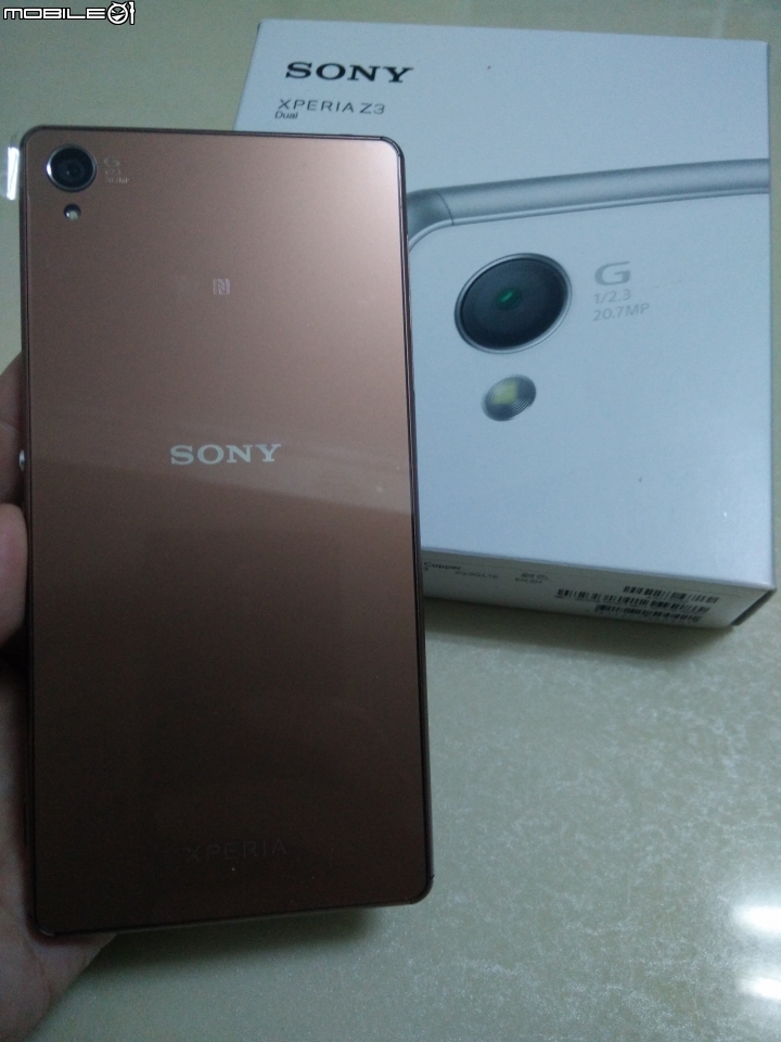SONY Xperia Z3 DUAL (香港)雙卡版~簡單開箱~應該是台灣第一開吧><~
