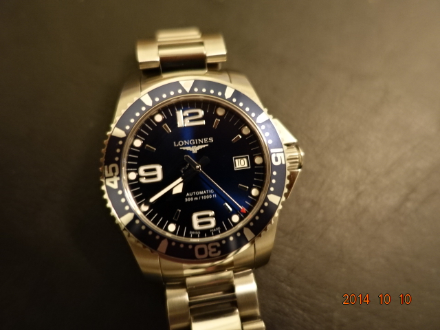 [開箱]LONGINES HYDRO CONQUEST 300米 機械錶開箱 L36424966
