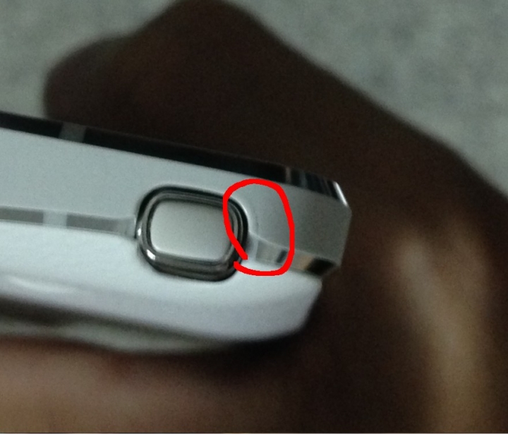 note4 邊框似乎掉漆