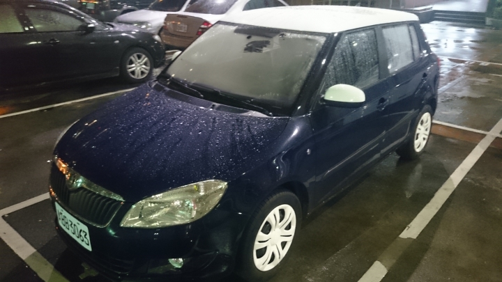 今天入主的fabia 1.2tsi