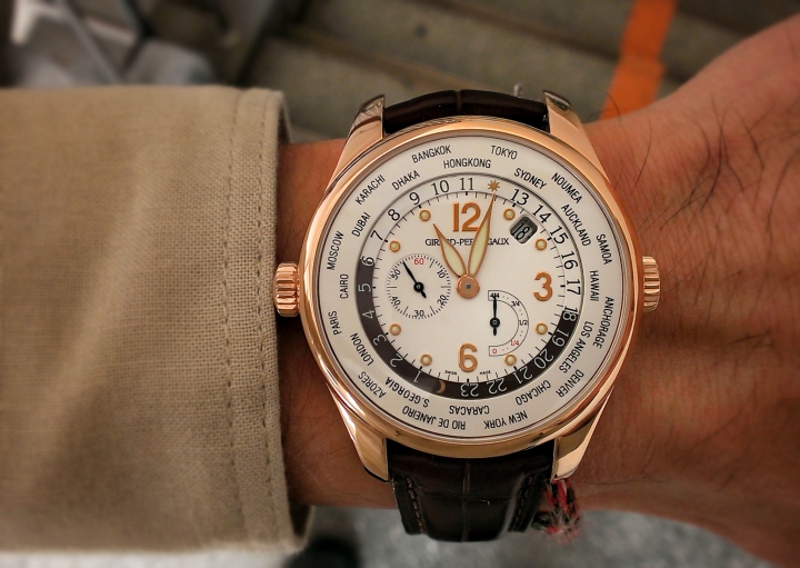 破產季降臨。芝柏 玫瑰金 時間時區錶開箱 (Girard-Perregaux)