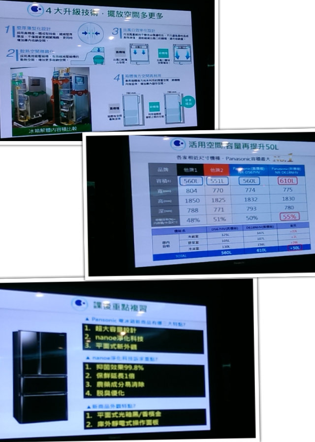 參加Panasonic洗衣機、電冰箱體驗會