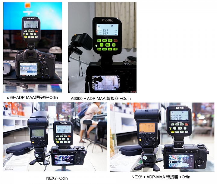 Phottix Odin for SONY Flash TTL 離閃 控制器（α7/R/S/II、A77II 、A6000支援）