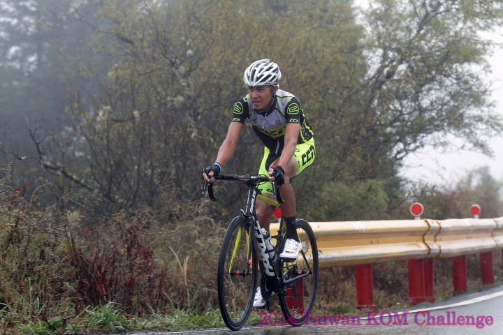 2014 Taiwan KOM Challenge 照片-攝於合歡山小風口前300m