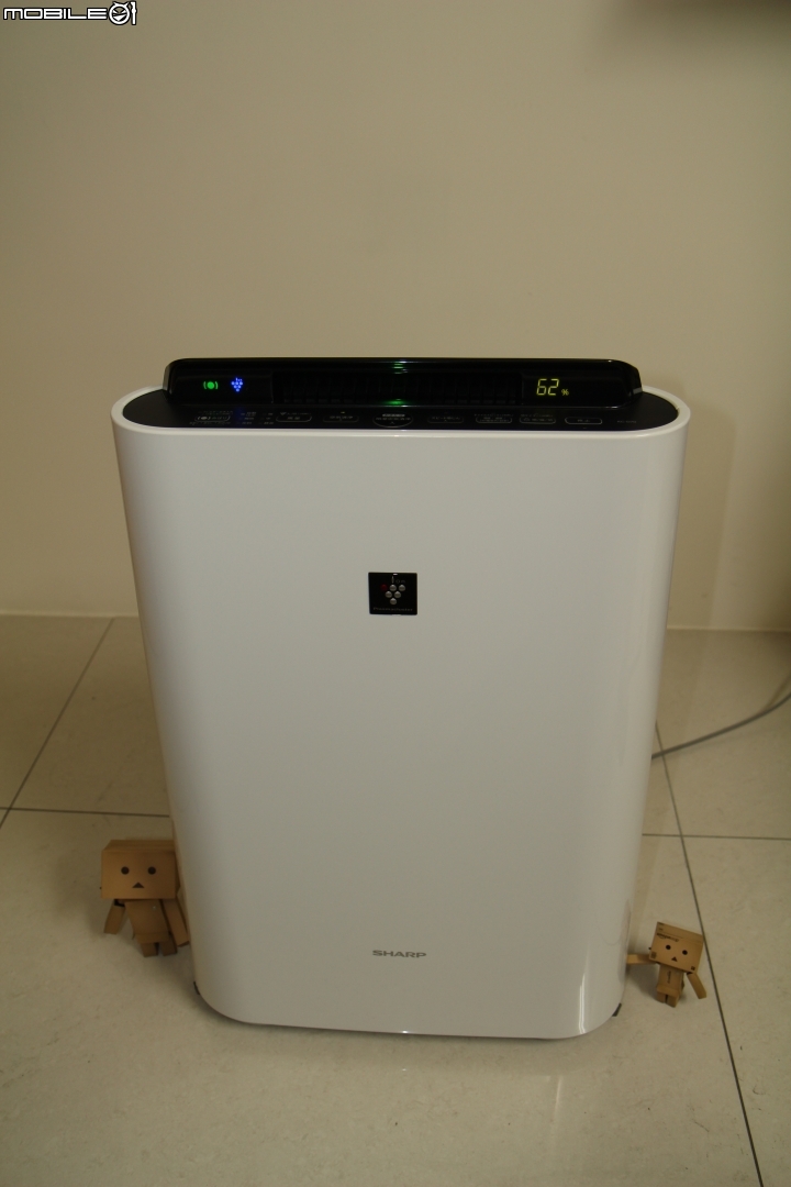 [開箱]加濕空氣清淨機 SHARP KC-D70-W 小魯哲不專業之開箱文(台灣SHARP KC-JD70(60、50)T-W)