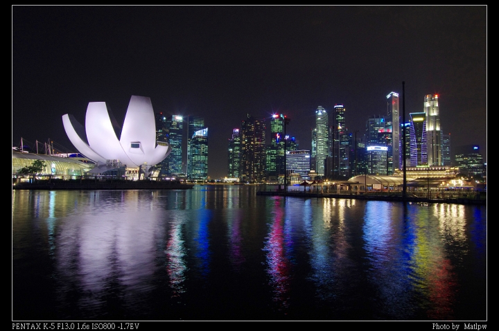 Pentax DA 12-24mm 廣角鏡 @ 新加坡金沙濱海灣夜景