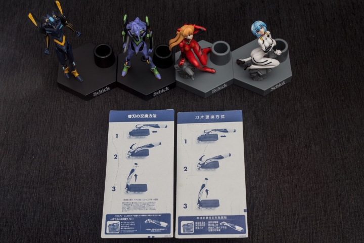 舒適X新世紀福音戰士–Schick 水次元刮鬍刀 全4款補完開箱
