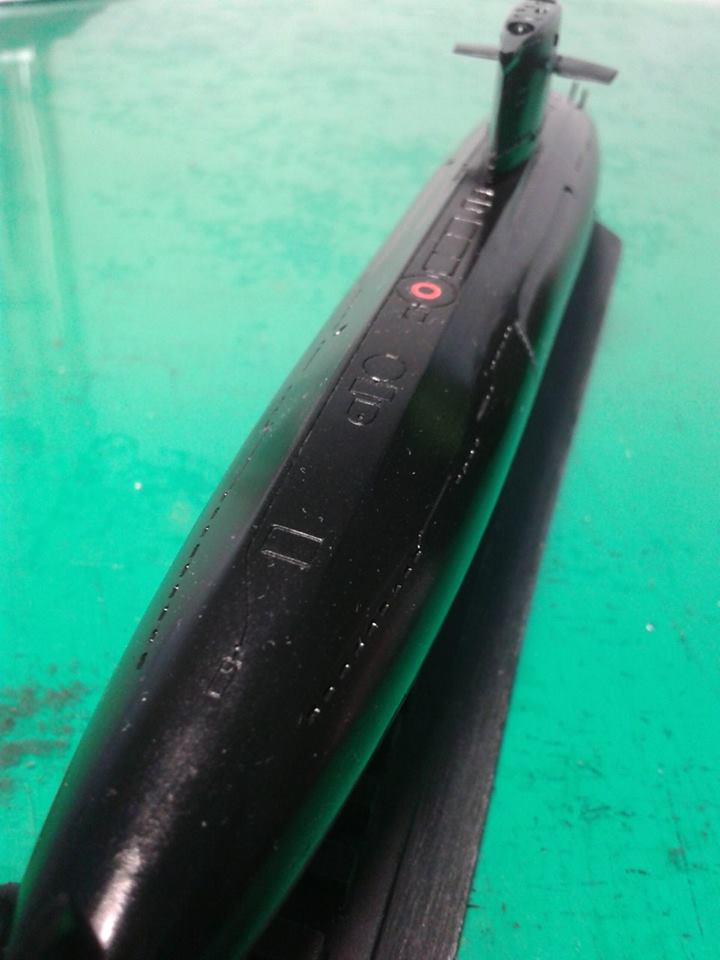 海軍劍龍級潛艦 350:1 模型