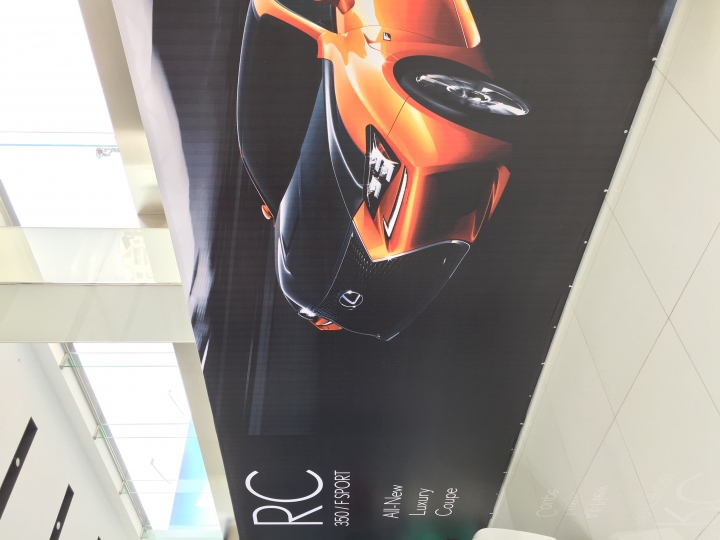 今天去參加L牌的RC 350的新車發表會