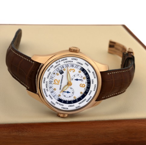 破產季降臨。芝柏 玫瑰金 時間時區錶開箱 (Girard-Perregaux)